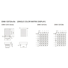 1.2 Inch, 3.0mm DOT (GNM-12572Ax-Bx)